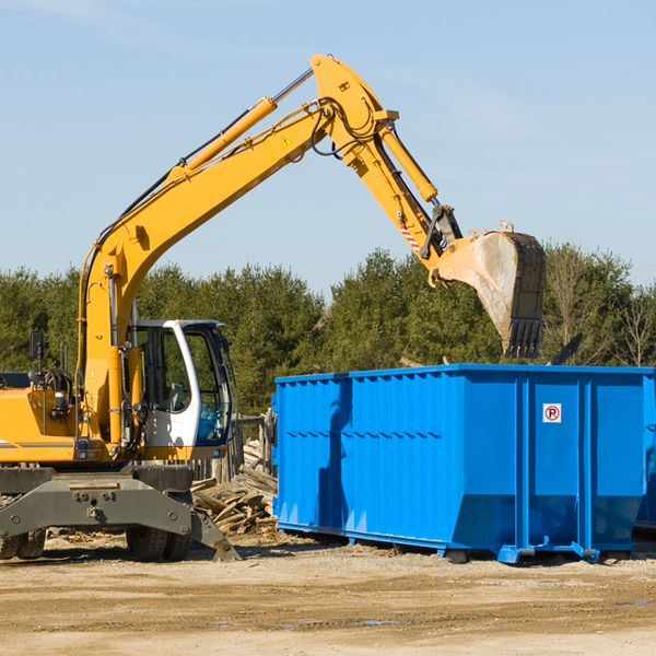 can i choose the location where the residential dumpster will be placed in Selz